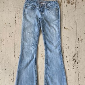 Rue 21 Light Wash Blue Jeans Flares Size 1-2